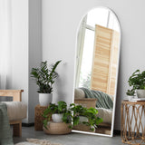 Yezi Floor Mirror Full Length Mirrors 1.8M White-1910112986803081223