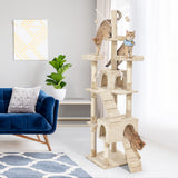 PaWz Cat Tree Scratching Post Scratcher Beige-1910113147444924423