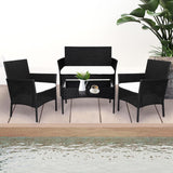 Levede 4PCS Outdoor Furniture Setting-1910112910001180679