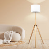 EMITTO Tripod Floor Lamp Wooden Modern Natural-1910112867051507719
