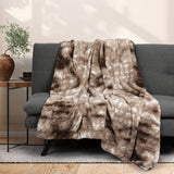 Dreamz Luxury Tie-dyed Blanket Brown 152cm x 203cm-1937319780331687942