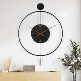 Yezi Round Wall Clock 60cm Large Modern Home Decoration-1937319808483856391