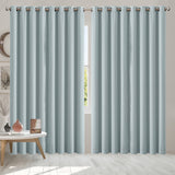 2x Blockout Curtains Panels 3 Layers Green CD1003-300X230-GY-1919892933016948742