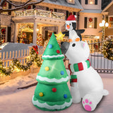 Santaco Inflatable Christmas Decor Polar-1910113135277248519