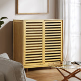 Levede Bamboo Storage Cabinet Freestanding Natural-1917016713283637254