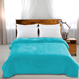 DreamZ 320GSM 220x240cm Ultra Soft Mink Teal Queen-1910113217032622087