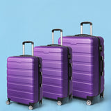 Slimbridge 3PC Luggage sets Suitcase Purple-1919892861579563015