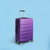 Slimbridge 24" Luggage Case Suitcase Purple 24 inch-1910112837368418311