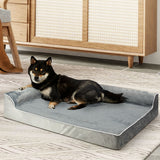 Pawz Orthopedic Dog Bed L Grey-1937319801210933255