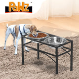 PaWz Dual Elevated Raised Pet Dog Feeder Medium-1910113146962579462