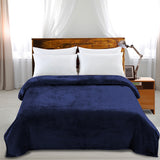 DreamZ 320GSM 220x160cm Ultra Soft Mink Navy Single-1919892914884972551