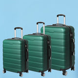 Slimbridge 3PC Luggage sets Suitcase Green-1919892861218852871