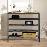 Levede 5-Tier Shoe Rack Storage Cabinet 100cm Wide-1917016720015495174