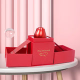 NNEOBA Lifting Rose Gift Box Jewelry Display for Women