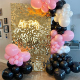 NNEOBA Light Gold Shimmer Wall Backdrop