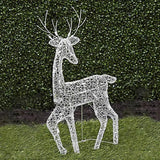 NNEOBA Lighted Christmas Deer Reindeer Family with LED Lights