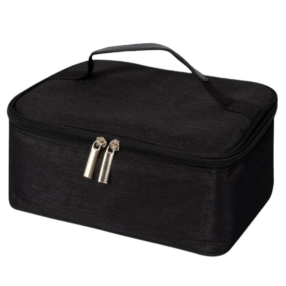 NNEOBA Small Insulated Lunch Box Bag for Work Picnic (Black)