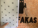 NNEOBA Dark Cat Welcome Doormat