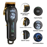 NNEOBA Rechargeable Hair Clipper High Performance Electric Trimmer for Men Black