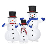 NNEDSZ 3 PCS Christmas Lights 330 LED Fairy Light Snowman Decorations Jingle Jollys