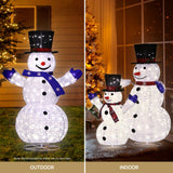NNEDSZ 3 PCS Christmas Lights 330 LED Fairy Light Snowman Decorations Jingle Jollys