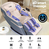 NNEDSZ Livemor 4D Massage Chair Electric Recliner Home Massager Gray Sina