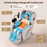 Livemor Full Body Massage Chair VEGA, Foot Roller, Waist & Calf Heat, Recliner, Airbags Compression
