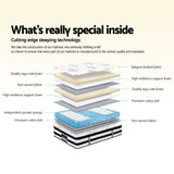 NNEDSZ Giselle Bedding 34cm Mattress Euro Top Pocket Spring Super King