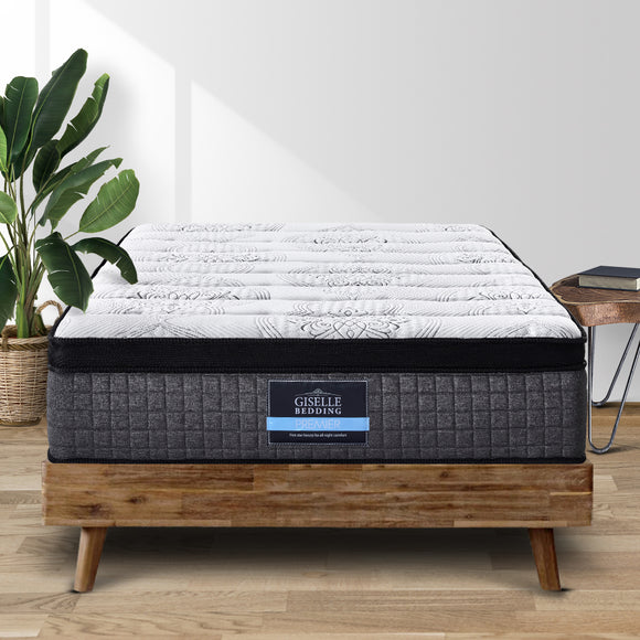 NNEDSZ Giselle Bedding 34cm Mattress 9 Zone Latex Foam Queen