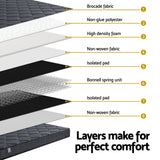 NNEDSZ 16cm Mattress Giselle Bonnell Spring King
