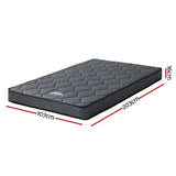 NNEDSZ 16cm Mattress Giselle Bonnell Spring King Single