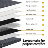 NNEDSZ 16cm Mattress Giselle Bonnell Spring King Single