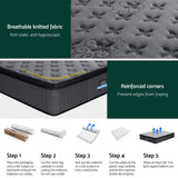NNEDSZ Bed Mattress Giselle 34cm Queen