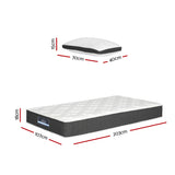 NNEDSZ Bedding 18cm Mattress Medium Soft w/Pillows King Single