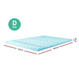 NNEDSZ Giselle Bedding Memory Foam Mattress Topper 11-Zone 8cm Double