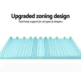 NNEDSZ Giselle Bedding Memory Foam Mattress Topper 11-Zone 8cm Double