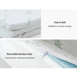 NNEDSZ Giselle Bedding Memory Foam Mattress Topper 11-Zone 8cm Double