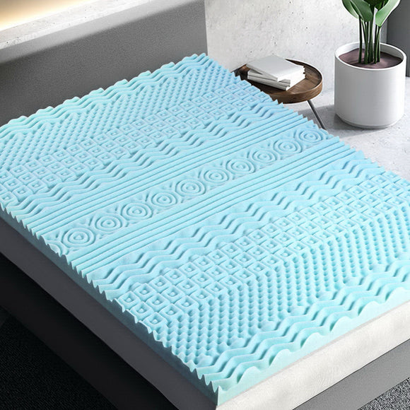 NNEDSZ Giselle Bedding Memory Foam Mattress Topper 11-Zone 8cm Double