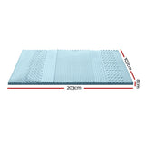 NNEDSZ Giselle Memory Foam Mattress Topper 7-Zone 8cm King Single