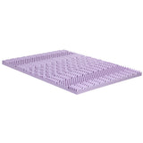 Giselle 8cm Memory Foam Mattress Topper Lavender Infused Bamboo Cover 7-Zone Double
