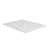 NNEDSZ Bedding Memory Foam Mattress Topper 7-Zone Airflow Pad 8cm King White