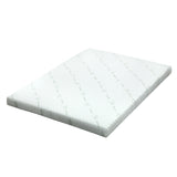 NNEDSZ Bedding Memory Foam Mattress Topper Cool Gel Bed Mat Bamboo 10cm King