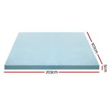 NNEDSZ Giselle Bedding Memory Foam Mattress Topper Cool Gel 5cm King Single