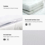 NNEDSZ Giselle Bedding Memory Foam Mattress Topper Cool Gel 5cm King Single