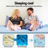 NNEDSZ Giselle Bedding Memory Foam Mattress Topper Cool Gel 5cm King Single