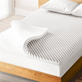 NNEDSZ Giselle Bedding Memory Foam Mattress Topper Egg Crate 5cm King Single