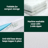 NNEDSZ Giselle Bedding Memory Foam Mattress Topper Ventilated Cool Gel 5cm Double