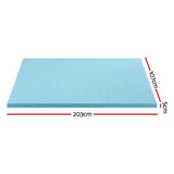 NNEDSZ Giselle Bedding Memory Foam Mattress Topper Ventilated Cool Gel 5cm King Single