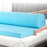 NNEDSZ Giselle Bedding Memory Foam Mattress Topper Ventilated Cool Gel 8cm Queen