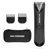 NNEOBA Waterproof Body Hair Trimmer SkinSafe Ceramic Blade Black